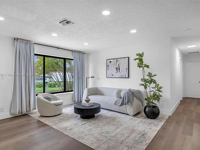 Staged bedroom